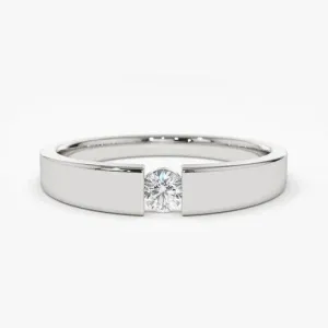 0.10 CTW Lab Grown Solitaire Engagement Ring