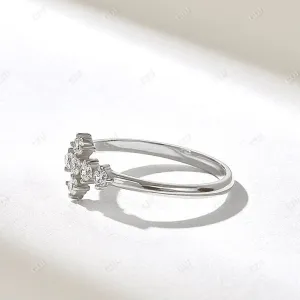 0.18CTW Pave Diamond Religious Engagement Ring