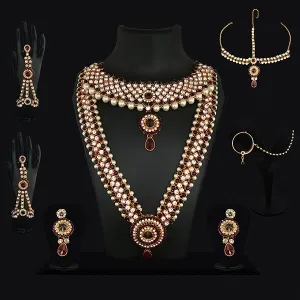 14Fashions Gold Plated Bridal Jewellery Set