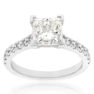 18ct White Gold 3 Carat Diamond Ring