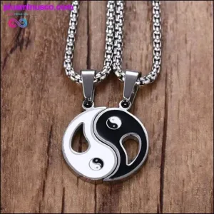 2pcs Yin Yang Necklace for Couples and BFF