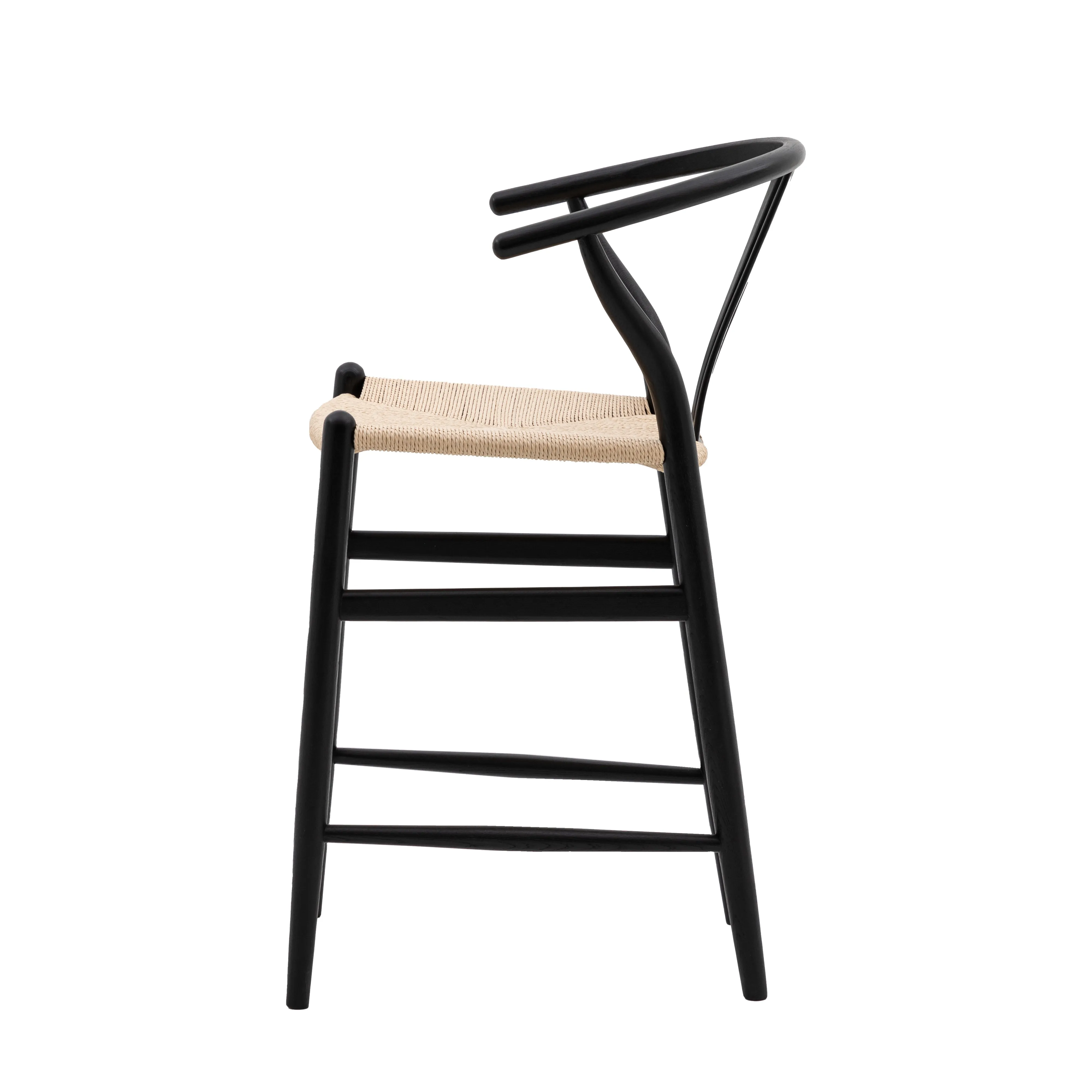 Amos Whitney Bar Stool Black (2pk)