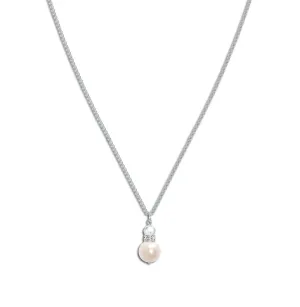 Crystal Elegance Pearl Bridal Pendant