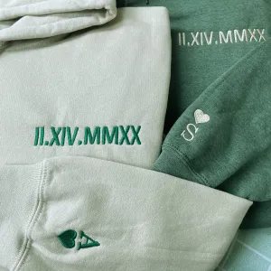 Custom Hoodies for Couples, Personalized Gift for Couple Him Her