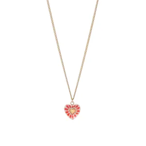 Gold Heart in Heart Necklace