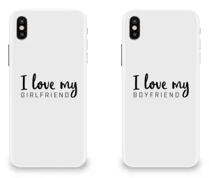 I Love My Girlfriend & Boyfriend - Couple Matching Phone Cases