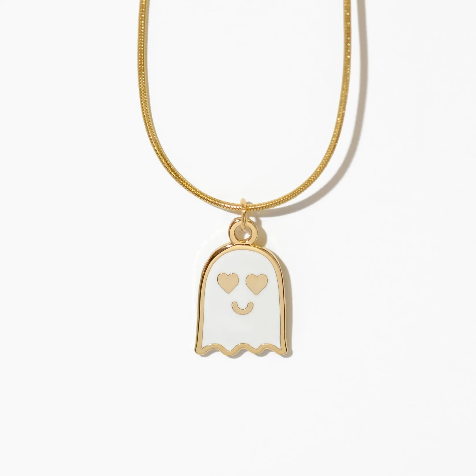 Love ghost necklace