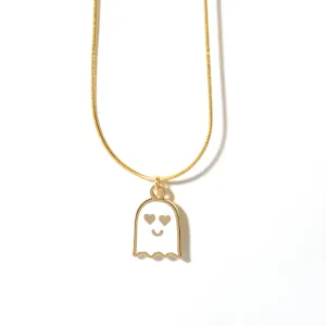 Love ghost necklace