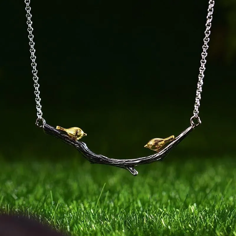 Lovely Mockingbirds Necklace