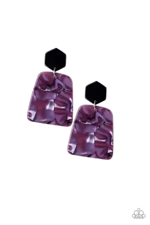 Majestic Mariner Purple-Earrings