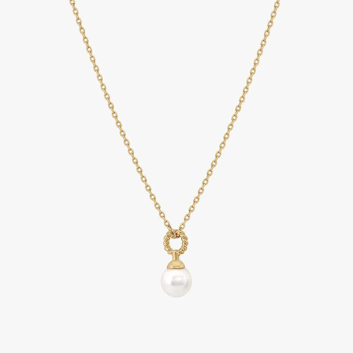 Marie Pearl Charm Necklace