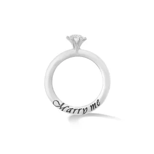 'Marry Me' Proposal Ring