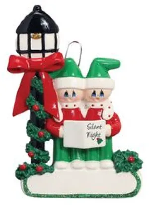 Rudolph and Me Family Lantern Caroler Ornament for Personalization