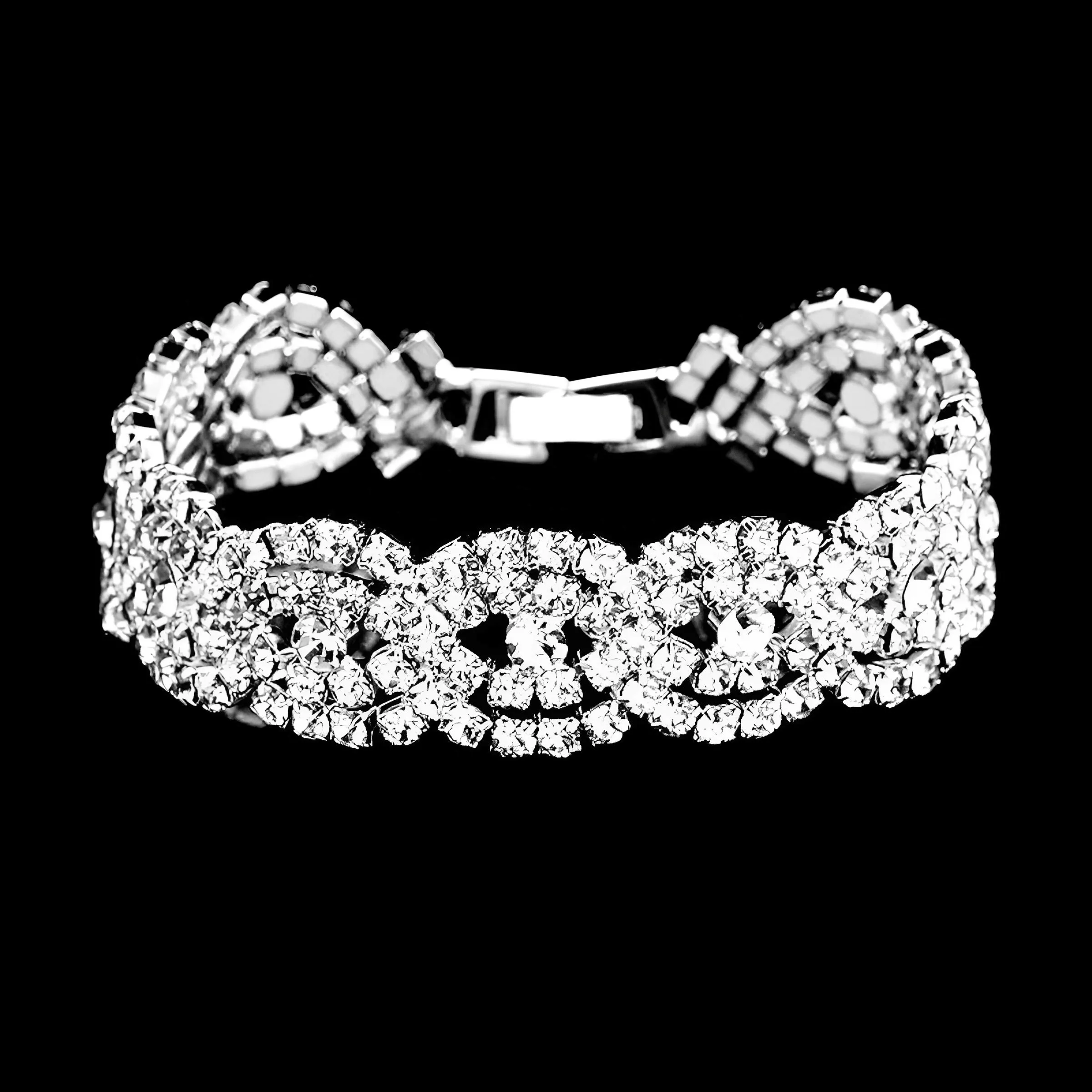 Silver Rhinestone Crystal Bridal Jewelry Sets for Women - 20 Sets To Choose From!