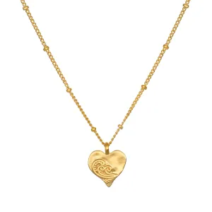 Spirit of Love Gold Heart Necklace