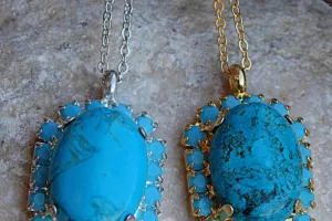 Turquoise Stone Necklace