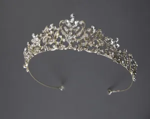 Wedding Tiara with Marquise Accents