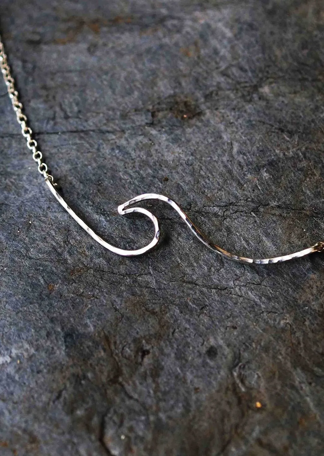 Whipsiderry Wave Sterling Silver Necklace